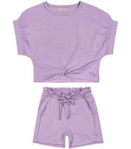 Conjunto Lurex Infantil Trick Nick Roxo Conjunto Lurex Infantil Trick Nick Roxo