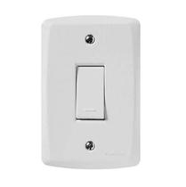 Conjunto Lux² 4X2 1 Interruptor Simples 10A Tramontina Conjunto Lux² 4X2 1 Interruptor Simples 10A Tramontina