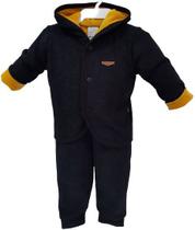 Conjunto Luxo Cotelê Bebê Menino Inverno Casaco + Calça 2811