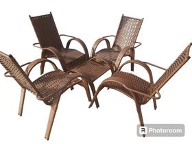 Conjunto luxo fibra chocolate