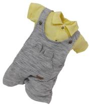 Conjunto Luxo Jardineira + Body Bebê Menino Katita Ref 2497 Conjunto Luxo Jardineira + Body Bebê Menino Katita Ref 2497