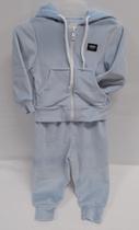 Conjunto Luxo Plush Bebê Menino Inverno Capuz LessaKids 9205 Conjunto Luxo Plush Bebê Menino Inverno Capuz LessaKids 9205