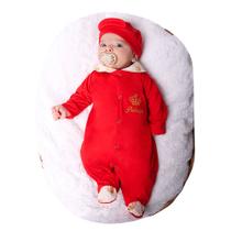 Conjunto Macacão Com Boné Menino Príncipe Vermelho P 02 Peças