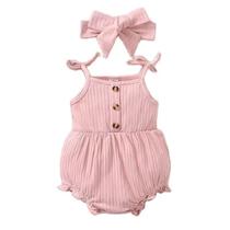 Conjunto Macacão e Bandana para Bebê Menina (0-9 Meses) - Roupa Linda e Confortável Conjunto Macacão e Bandana para Bebê Menina (0-9 Meses) - Roupa Linda e Confortável