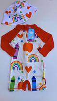 Conjunto Macacão Infantil Com Proteção Uv50+ Confortavel e Estiloso! Conjunto Macacão Infantil Com Proteção Uv50+ Confortavel e Estiloso!