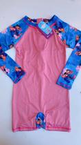 Conjunto Macacão Infantil Feminino Com Proteção Uv50+ Lilo Stich Confortavel e Estiloso Conjunto Macacão Infantil Feminino Com Proteção Uv50+ Lilo Stich Confortavel e Estiloso