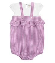Conjunto Macaquinho Com Blusa Trick Nick Roxo