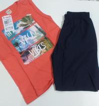 Conjunto machão e bermuda verão tamanho 6