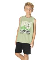 Conjunto Machão Infantil Masculino Rovitex Kids Verde