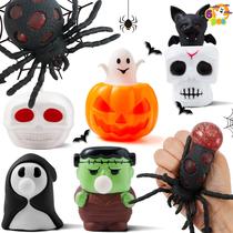 Conjunto macio de alívio de estresse JOYIN de 6 peças de Halloween Squishy Toys Conjunto macio de alívio de estresse JOYIN de 6 peças de Halloween Squishy Toys