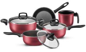 Conjunto Madri Cereja Supra Tampa De Vidro 5 Peças -MTA Conjunto Madri Cereja Supra Tampa De Vidro 5 Peças -MTA