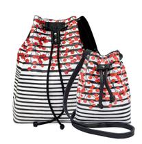 Conjunto Mãe E Filha Feminina Cerejinhas Vermelhas Magicc Bolsas Conjunto Mãe E Filha Feminina Cerejinhas Vermelhas Magicc Bolsas