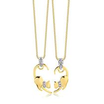 Conjunto Mãe E Filha Gatinho Folheado A Ouro Com Zircônias Conjunto Mãe E Filha Gatinho Folheado A Ouro Com Zircônias