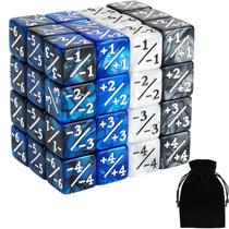 Conjunto Magic Counter Dice ORUNI Life MTG com bolsa de veludo (48 unidades) Conjunto Magic Counter Dice ORUNI Life MTG com bolsa de veludo (48 unidades)