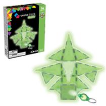 Conjunto MAGNA-TILES Glow de 16 Peças - Magnético - Para Crianças Acima de 3 Anos