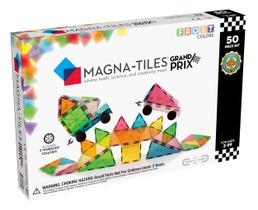 Conjunto Magna-Tiles Grand Prix 50 Peças com Tiles Foscas