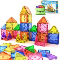 Conjunto Magnetic Tiles Beginner Toy Soyee com sensor para crianças de 3 a 8 anos