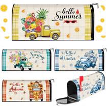 Conjunto magnético de 4 peças de capas de correio Dispowreath 46x53 cm