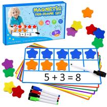 Conjunto magnético de dez molduras Montessori Toy LOOIKOOS para crianças de 3 a 5 anos