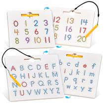 Conjunto magnético de letras e números GAMENOTE para crianças pequenas