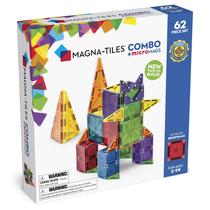Conjunto Magnético Magna-Tiles Combo 62 Peças
