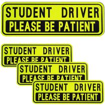 Conjunto magnético Student Driver BFXM Please Be Patient x4 Conjunto magnético Student Driver BFXM Please Be Patient x4