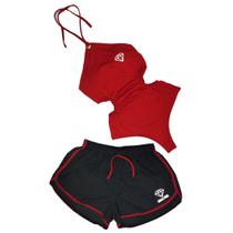 Conjunto Maio Com Bojo Refletivo + Short - Gringas