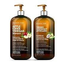 Conjunto Majestic Pure de Shampoo e Condicionador com Vinagre de Maçã