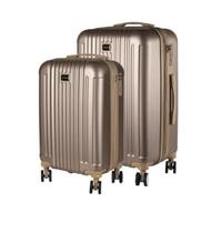 Conjunto Mala 23Kg + Mala 10Kg Expansível Dourada Maldivas Conjunto Mala 23Kg + Mala 10Kg Expansível Dourada Maldivas