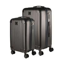 Conjunto Mala 23Kg + Mala 10Kg Expansível Grafite Maldivas Conjunto Mala 23Kg + Mala 10Kg Expansível Grafite Maldivas