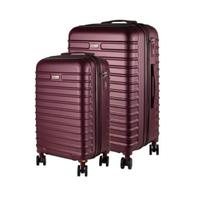 Conjunto Mala 23Kg + Mala 10Kg Expansível Vinho Fan Conjunto Mala 23Kg + Mala 10Kg Expansível Vinho Fan