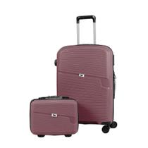 Conjunto Mala De Despacho 24 Polegadas 23kg Com Frasqueira P3 Polipropileno