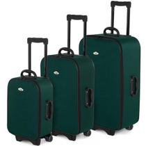 Conjunto Mala De Viagem Com 3 Peças Mala Pequena Medida Anac