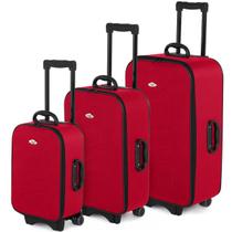 Conjunto Mala De Viagem Com 3 Peças Mala Pequena Medida Anac