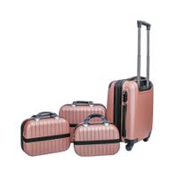 Conjunto Mala de Viagem expansível 360º e 3 frasqueiras