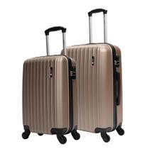 Conjunto malas de Viagem 10kg e 23kg Londres Swiss Move Champagne