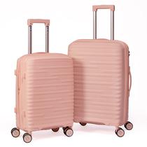 Conjunto Malas de Viagem 2 Peças, Modelo PP033, Mala de Bordo e Média 20 24 pol.