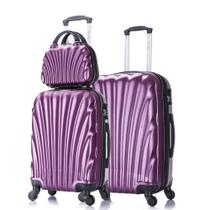 Conjunto malas de Viagem P e M Dizy com Frasqueira Swiss Move Roxa