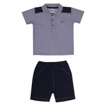 Conjunto malha moletom blue picket 2 peças 191640 Conjunto malha moletom blue picket 2 peças 191640