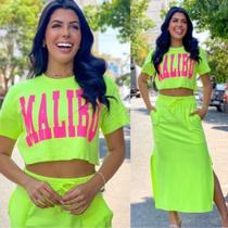 Conjunto malibu neon confy