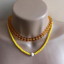 Conjunto Malu: chocker com colar curto Conjunto Malu: chocker com colar curto