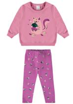 Conjunto Malwee Kids Infantil Menina Moletom Flanelado-1000116606