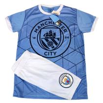 Conjunto Manchester City Símbolo - Camisa + Bermuda SPR - Infantil