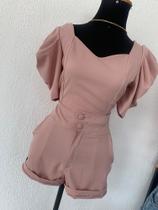 Conjunto manga bunfante alfaiataria