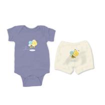 Conjunto Manga Curta Abelhinha Aventureira