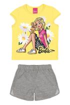 Conjunto Manga Curta Barbie Malwee 10/12 Ref. 087624