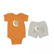 Conjunto manga curta coala lunar Conjunto manga curta coala lunar