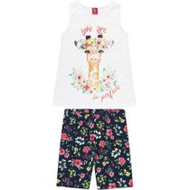 Conjunto Manga Curta Juvenil Menina Bee Loop Ref. 13947