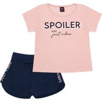 Conjunto Manga Curta Menina Juvenil Pulla Bulla Ref. 46919 Conjunto Manga Curta Menina Juvenil Pulla Bulla Ref. 46919