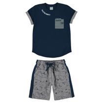 Conjunto Manga Curta Menino 4 ao 8 Malwee Ref. 97401